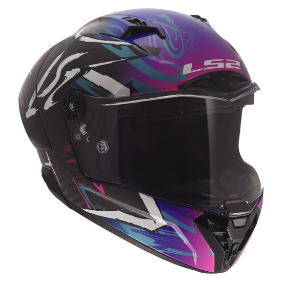 LS2 GP DRIFT Gloss Blue Purple - Micasco.es - Tu tienda de cascos de moto