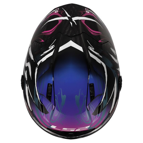 LS2 GP DRIFT Gloss Blue Purple - Micasco.es - Tu tienda de cascos de moto