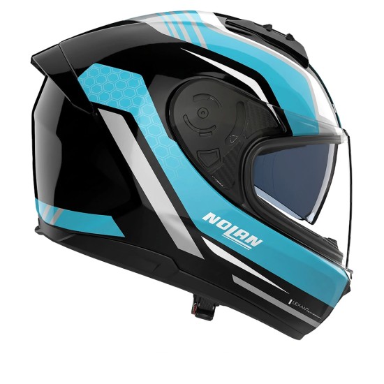 NOLAN N60-6 PIEGA Nero / Acquamarina - Micasco.es NOLAN N60-6 PIEGA Nero / Acquamarina - Micasco.es - Tu tienda de cascos de moto