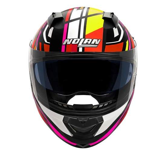 NOLAN N60-6 CIROTA Nero / Bianco / Arancione - Micasco.es - Tu tienda de cascos de moto