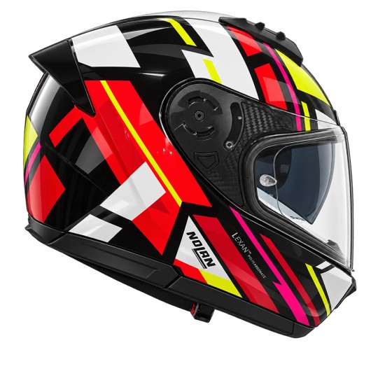 NOLAN N60-6 CIROTA Nero / Bianco / Arancione - Micasco.es - Tu tienda de cascos de moto