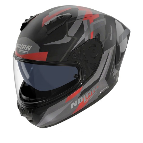 NOLAN N60-6 SPORT CORSA Nero / Grigio / Rosso - Micasco.es - Tu tienda de cascos de moto