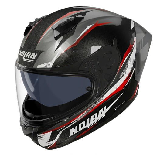 NOLAN N60-6 SPORT VELOCE Nero / Grigio lava / Rosso 364 NOLAN N60-6 SPORT VELOCE Nero / Grigio lava / Rosso 364