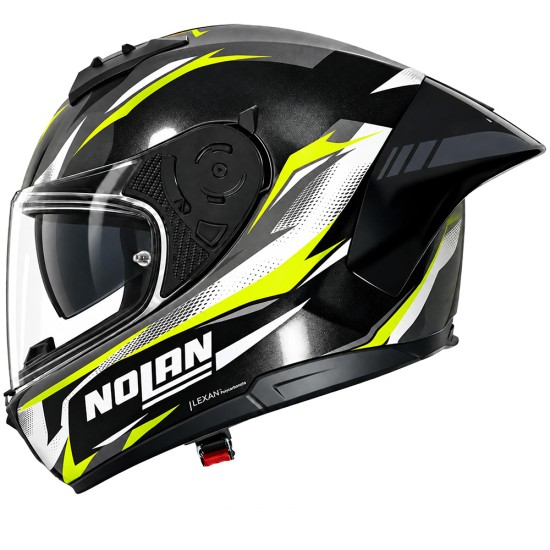 NOLAN N60-6 SPORT VELOCE Nero / Grigio lava / Giallo - Micasco.es NOLAN N60-6 SPORT VELOCE Nero / Grigio lava / Giallo - Micasco.es - Tu tienda de cascos de moto