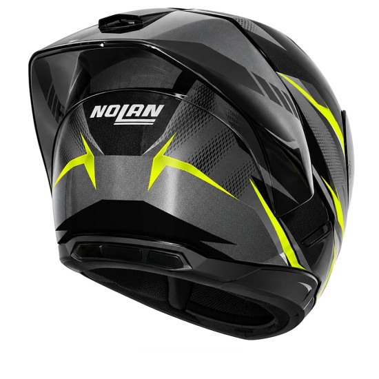 NOLAN N60-6 SPORT VELOCE Nero / Grigio lava / Giallo - Micasco.es NOLAN N60-6 SPORT VELOCE Nero / Grigio lava / Giallo - Micasco.es - Tu tienda de cascos de moto