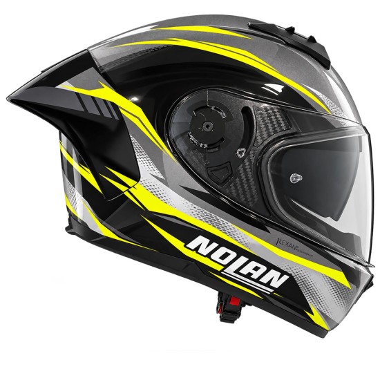 NOLAN N60-6 SPORT VELOCE Nero / Grigio lava / Giallo - Micasco.es NOLAN N60-6 SPORT VELOCE Nero / Grigio lava / Giallo - Micasco.es - Tu tienda de cascos de moto
