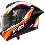 NOLAN N60-6 SPORT VELOCE Nero / Bianco / Arancione 366 NOLAN N60-6 SPORT VELOCE Nero / Bianco / Arancione 366