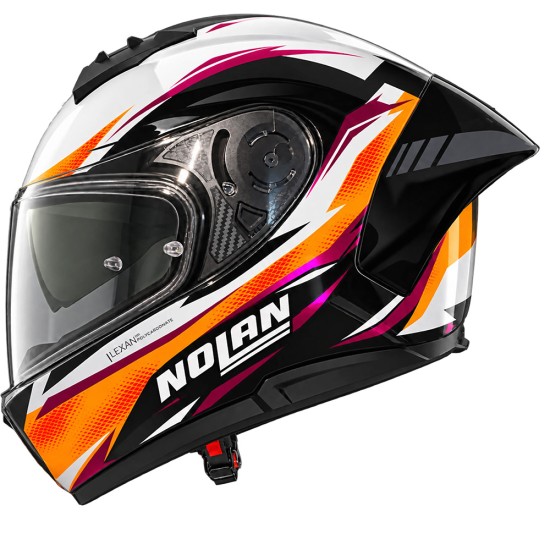 NOLAN N60-6 SPORT VELOCE Nero / Bianco / Arancione 366 NOLAN N60-6 SPORT VELOCE Nero / Bianco / Arancione 366