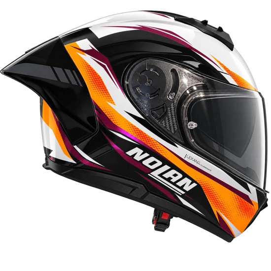 NOLAN N60-6 SPORT VELOCE Nero / Bianco / Arancione 366 NOLAN N60-6 SPORT VELOCE Nero / Bianco / Arancione 366