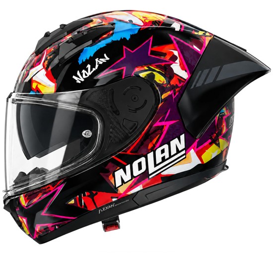 NOLAN N60-6 SPORT CHICANE Nero / Multicolore viola - Micasco.es NOLAN N60-6 SPORT CHICANE Nero / Multicolore viola - Micasco.es - Tu tienda de cascos de moto