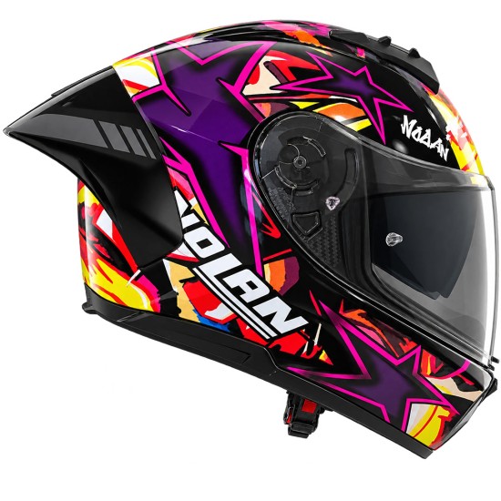 NOLAN N60-6 SPORT CHICANE Nero / Multicolore viola - Micasco.es NOLAN N60-6 SPORT CHICANE Nero / Multicolore viola - Micasco.es - Tu tienda de cascos de moto