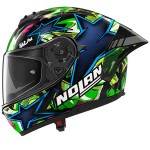 NOLAN N60-6 SPORT CHICANE Nero / Multicolore verde 370 NOLAN N60-6 SPORT CHICANE Nero / Multicolore verde 370