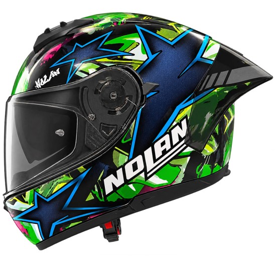 NOLAN N60-6 SPORT CHICANE Nero / Multicolore verde 370 NOLAN N60-6 SPORT CHICANE Nero / Multicolore verde 370