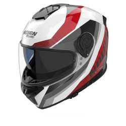 NOLAN N80-8 TORPEDO Bianco / Rosso / Grigio lava NOLAN N80-8 TORPEDO Bianco / Rosso / Grigio lava