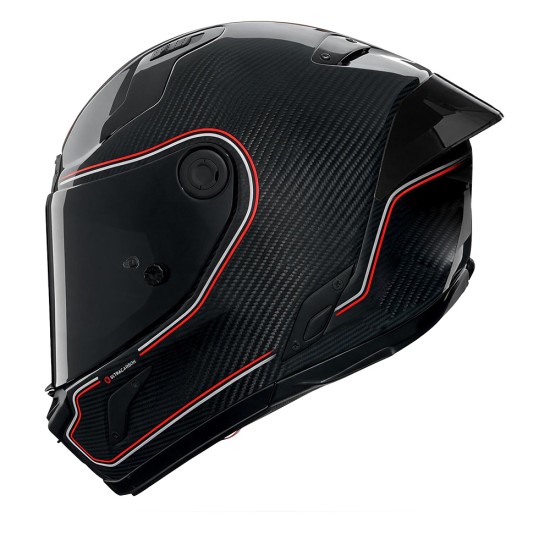 NOLAN X-804 ST ULTRA CARBON ASSO Nero / Rosso NOLAN X-804 ST ULTRA CARBON ASSO Nero / Rosso