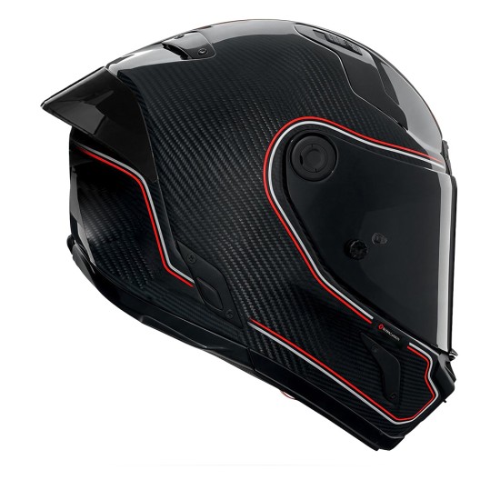 NOLAN X-804 ST ULTRA CARBON ASSO Nero / Rosso NOLAN X-804 ST ULTRA CARBON ASSO Nero / Rosso