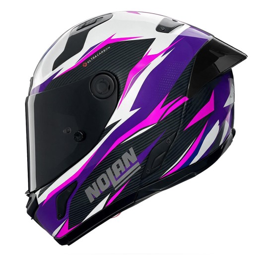 NOLAN X-804 ST ULTRA CARBON VELOCE Nero / Bianco / Fucsia - Micasco.es NOLAN X-804 ST ULTRA CARBON VELOCE Nero / Bianco / Fucsia - Micasco.es - Tu tienda de cascos de moto