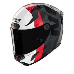 NOLAN X-804 ST ULTRA CARBON STACCO Nero / Bianco / Rosso NOLAN X-804 ST ULTRA CARBON STACCO Nero / Bianco / Rosso