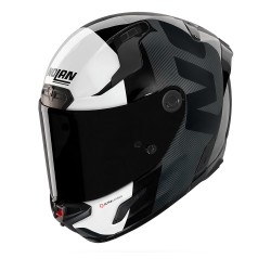 NOLAN X-804 ST ULTRA CARBON STACCO Nero / Bianco / Nero NOLAN X-804 ST ULTRA CARBON STACCO Nero / Bianco / Nero