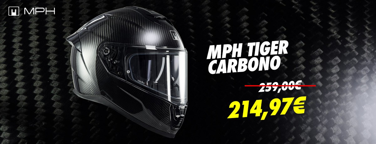 Cascos MPH Tiger Carbon