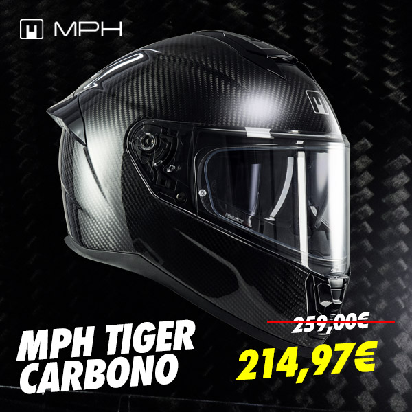 Cascos MPH Tiger Carbon