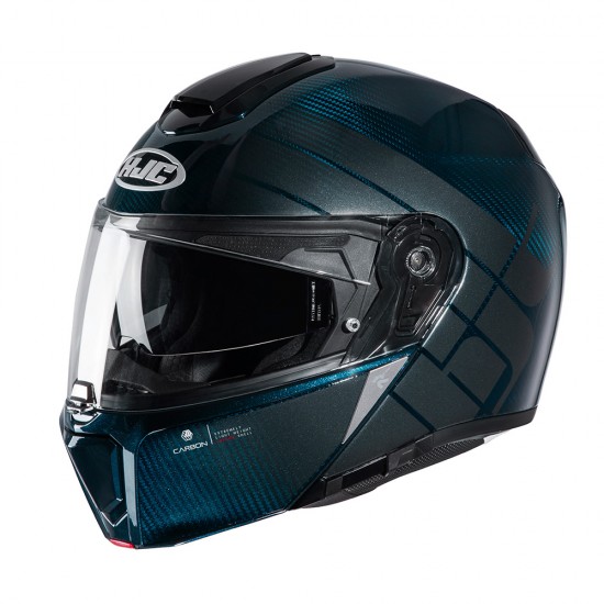 Casco modular HJC RPHA90 Carbon Balian MC2 - Micasco.es Casco modular HJC RPHA90 Carbon Balian MC2 - Micasco.es - Tu tienda de cascos de moto