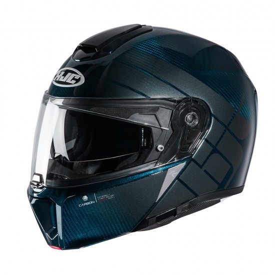 Casco modular HJC RPHA90 Carbon Balian MC2 - Micasco.es - Tu tienda de cascos de moto