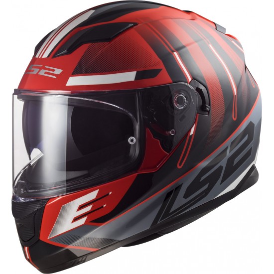 Casco integral LS2 Helmets FF320 STREAM EVO SHADOW Red White - Micasco.es - Tu tienda de cascos de moto