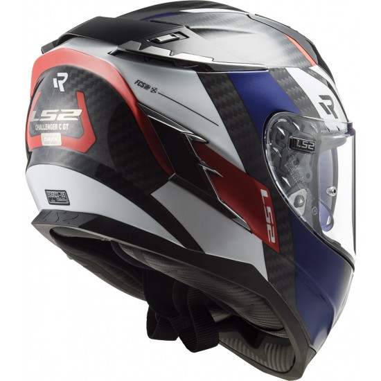 Casco integral LS2 FF327 Challenger C ALLOY White Blue Red - Micasco.es - Tu tienda de cascos de moto