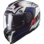 Casco integral LS2 FF327 Challenger C ALLOY White Blue Red - Micasco.es - Tu tienda de cascos de moto