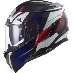 Casco integral LS2 FF327 Challenger C ALLOY White Blue Red - Micasco.es - Tu tienda de cascos de moto