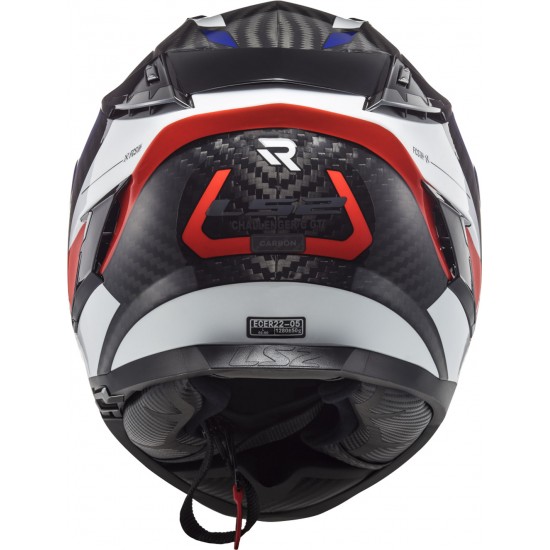 Casco integral LS2 FF327 Challenger C ALLOY White Blue Red - Micasco.es - Tu tienda de cascos de moto