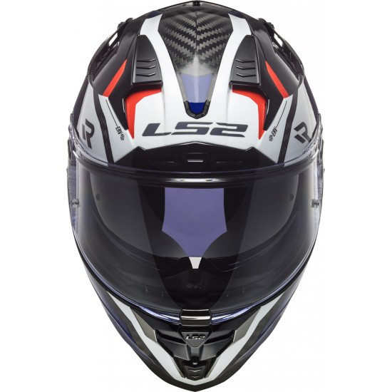 Casco integral LS2 FF327 Challenger C ALLOY White Blue Red - Micasco.es - Tu tienda de cascos de moto