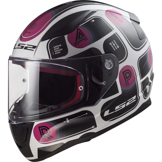 Casco integral LS2 Helmets FF353 RAPID Brick Black Pink - Micasco.es - Tu tienda de cascos de moto