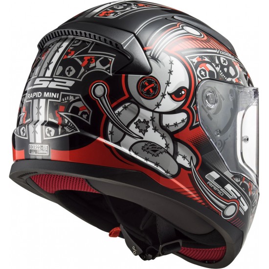 Casco INFANTIL LS2 Helmets FF353J RAPID MINI Voodoo Black Red - Micasco.es Casco INFANTIL LS2 Helmets FF353J RAPID MINI Voodoo Black Red - Micasco.es - Tu tienda de cascos de moto