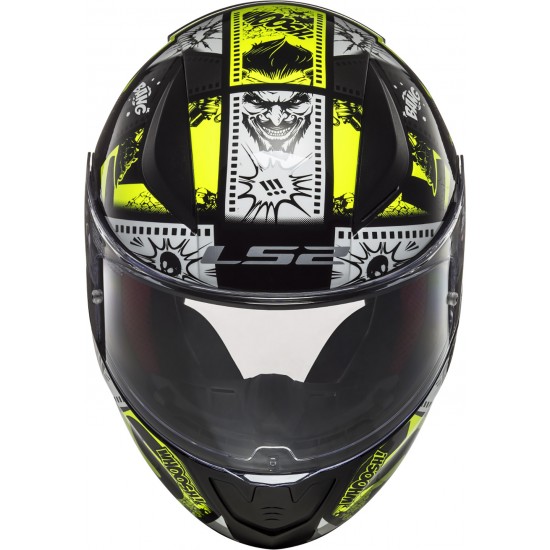 Casco INFANTIL LS2 Helmets FF353J RAPID MINI Vignette Black HV Yellow - Micasco.es - Tu tienda de cascos de moto