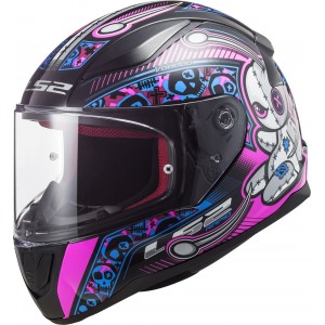 Casco INFANTIL LS2 Helmets FF353J RAPID MINI Voodoo Black Fluo Pink - Micasco.es Casco INFANTIL LS2 Helmets FF353J RAPID MINI Voodoo Black Fluo Pink - Micasco.es - Tu tienda de cascos de moto