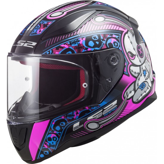 Casco INFANTIL LS2 Helmets FF353J RAPID MINI Voodoo Black Fluo Pink - Micasco.es Casco INFANTIL LS2 Helmets FF353J RAPID MINI Voodoo Black Fluo Pink - Micasco.es - Tu tienda de cascos de moto
