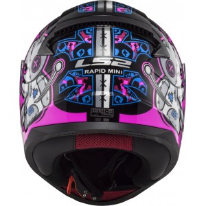 Casco INFANTIL LS2 Helmets FF353J RAPID MINI Voodoo Black Fluo Pink - Micasco.es Casco INFANTIL LS2 Helmets FF353J RAPID MINI Voodoo Black Fluo Pink - Micasco.es - Tu tienda de cascos de moto