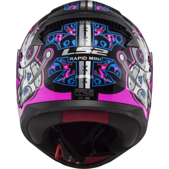 Casco INFANTIL LS2 Helmets FF353J RAPID MINI Voodoo Black Fluo Pink - Micasco.es Casco INFANTIL LS2 Helmets FF353J RAPID MINI Voodoo Black Fluo Pink - Micasco.es - Tu tienda de cascos de moto