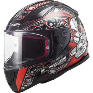Casco INFANTIL LS2 Helmets FF353J RAPID MINI Voodoo Black Red - Micasco.es - Tu tienda de cascos de moto
