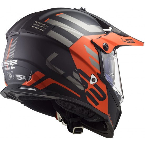 Casco offroad LS2 Helmets MX436 PIONEER EVO Adventurer Matt Black Orange - Micasco.es Casco offroad LS2 Helmets MX436 PIONEER EVO Adventurer Matt Black Orange - Micasco.es - Tu tienda de cascos de moto
