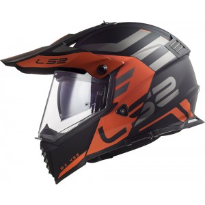Casco offroad LS2 Helmets MX436 PIONEER EVO Adventurer Matt Black Orange - Micasco.es Casco offroad LS2 Helmets MX436 PIONEER EVO Adventurer Matt Black Orange - Micasco.es - Tu tienda de cascos de moto
