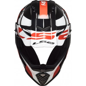 Casco cross/enduro LS2 Helmets MX437 FAST EVO Strike Black White Red - Micasco.es Casco cross/enduro LS2 Helmets MX437 FAST EVO Strike Black White Red - Micasco.es - Tu tienda de cascos de moto