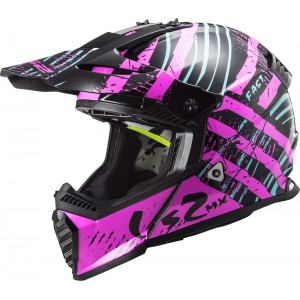 Casco cross/enduro LS2 Helmets MX437 FAST EVO Verve Black Fluo Pink - Micasco.es Casco cross/enduro LS2 Helmets MX437 FAST EVO Verve Black Fluo Pink - Micasco.es - Tu tienda de cascos de moto