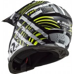 Casco cross/enduro LS2 Helmets MX437 FAST EVO Verve Black White - Micasco.es - Tu tienda de cascos de moto