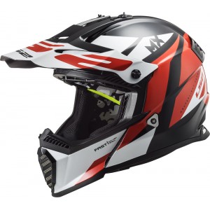 Casco infantil LS2 MX437J Fast EVO Mini Strike Black White Red - Micasco.es Casco infantil LS2 MX437J Fast EVO Mini Strike Black White Red - Micasco.es - Tu tienda de cascos de moto