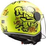 Casco jet LS2 Helmets OF558 SPHERE LUX Skater HV Yellow - Micasco.es - Tu tienda de cascos de moto