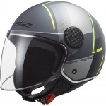 Casco jet LS2 Helmets OF558 SPHERE LUX Firm Matt Black Titanium - Micasco.es - Tu tienda de cascos de moto