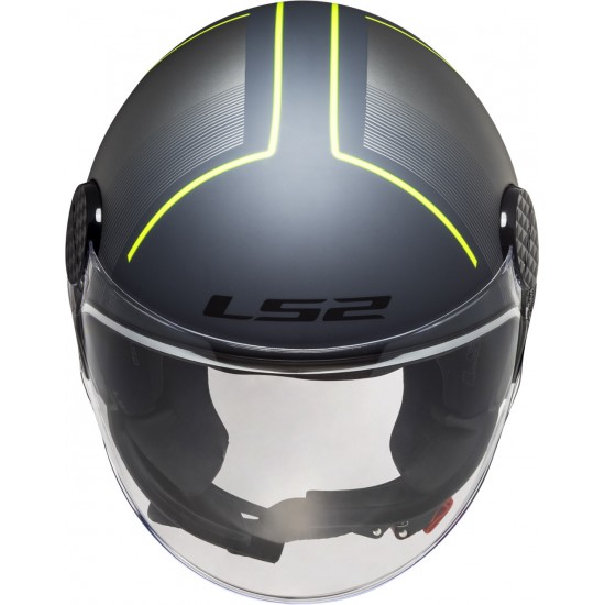 Casco jet LS2 Helmets OF558 SPHERE LUX Firm Matt Black Titanium - Micasco.es - Tu tienda de cascos de moto